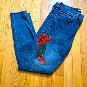 Express Women’s Floral Jeans